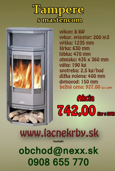 ABX krbové kachle Tampere s mastencom