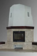 Rohový krb s krbovou vložkou pokrok žilina